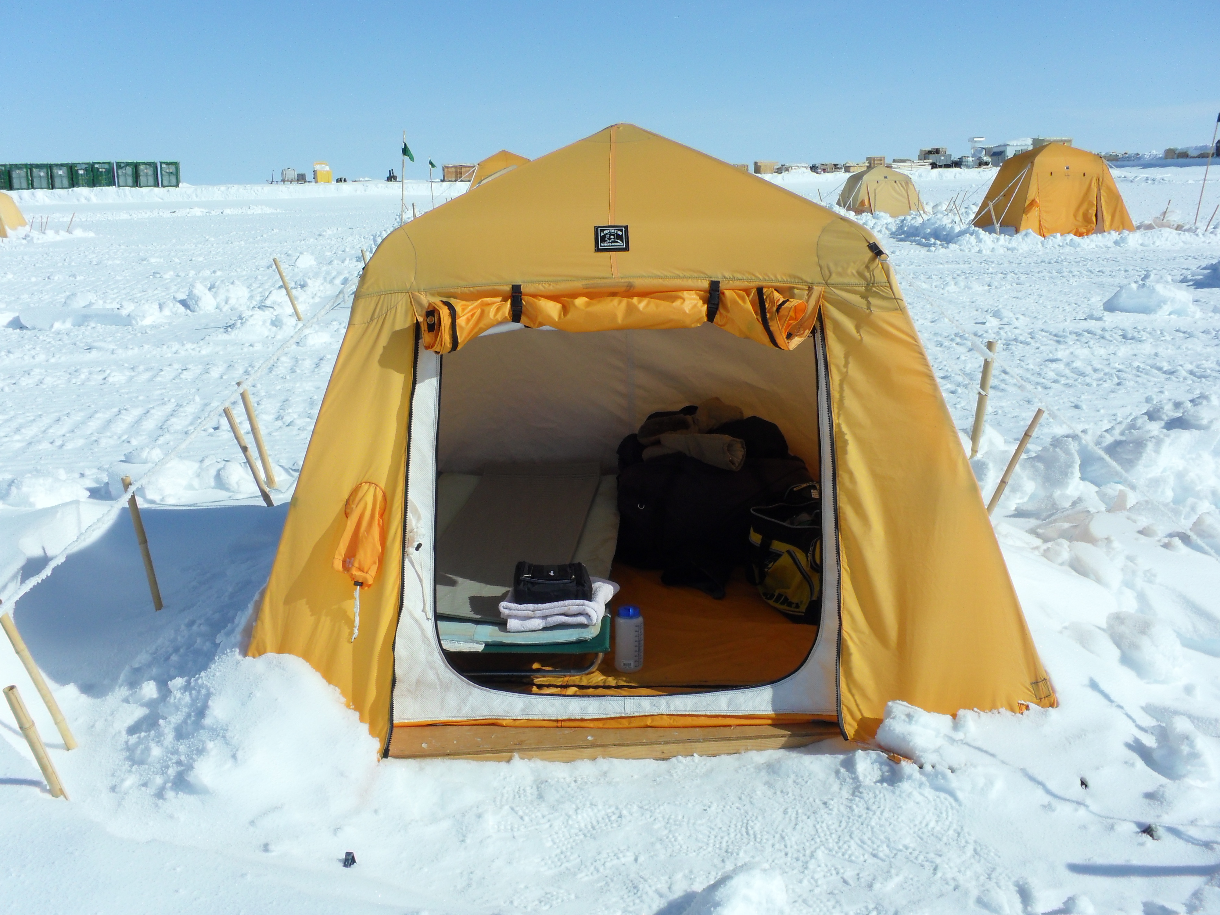 Arctic Oven tent Polar Media Archive